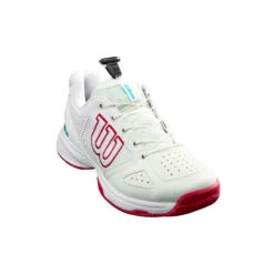 Wilson Kaos All Court Shoe Kids - White, Red -Padel Pro Shop 02514000 000