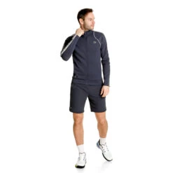 Lacoste Zip Hoodie Men - Blue, White -Padel Pro Shop 03924000 0 3