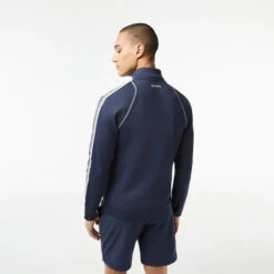 Lacoste Zip Hoodie Men - Blue, White -Padel Pro Shop 03924000 14
