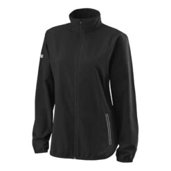 Wilson Team Woven Training Jacket Women - Black -Padel Pro Shop 04410000 000