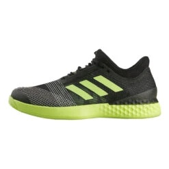 ADIDAS Adizero Ubersonic 3 All Court Shoe Special Edition Men - Black, Lemon -Padel Pro Shop 04416000 0 3