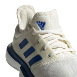 ADIDAS Sole Court All Court Shoe Kids - Cream, Blue -Padel Pro Shop 05018000 11