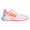 ADIDAS CourtJam Xj All Court Shoe Kids - White, Pink -Padel Pro Shop 05033000 0 1