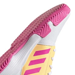 ADIDAS CourtJam Xj All Court Shoe Kids - White, Pink -Padel Pro Shop 05033000 11
