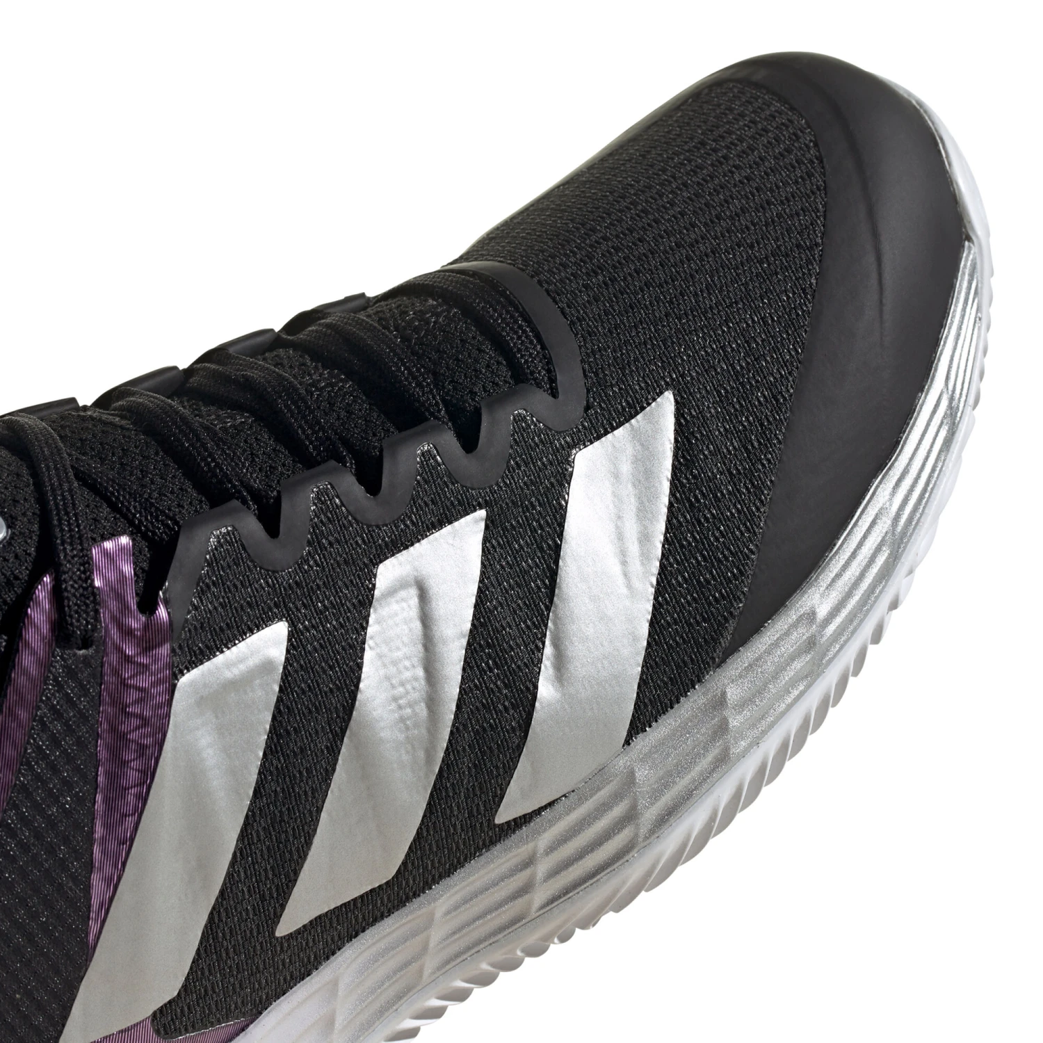 ADIDAS Adizero Ubersonic 4 Clay Court Shoe Women - Black, Violet 9 ADIDAS Adizero Ubersonic 4 Clay Court Shoe Women - Black, Violet - Image 7