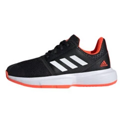 ADIDAS CourtJam XJ All Court Shoe Kids - Black, White -Padel Pro Shop 05278000 0 3