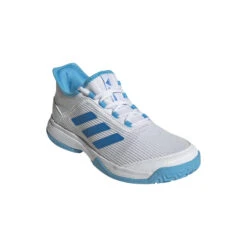 ADIDAS Adizero Club All Court Shoe Kids - White, Blue -Padel Pro Shop 05456000 000
