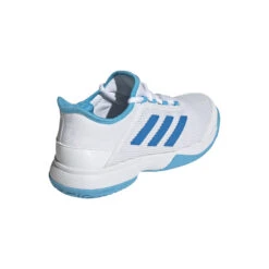 ADIDAS Adizero Club All Court Shoe Kids - White, Blue -Padel Pro Shop 05456000 0 2