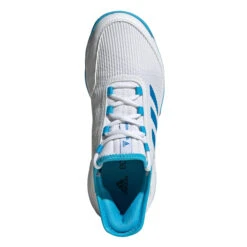 ADIDAS Adizero Club All Court Shoe Kids - White, Blue -Padel Pro Shop 05456000 0 4