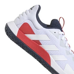 ADIDAS Sole Match Control OC Padel Shoe Men - White, Dark Red -Padel Pro Shop 05482000 11