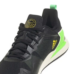 ADIDAS Defiant Speed Clay Court Shoe Men - Black, Neon Green -Padel Pro Shop 05538000 11