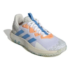 ADIDAS SoleMatch Control All Court Shoe Men - White, Blue -Padel Pro Shop 05546000 000