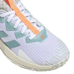 ADIDAS SoleMatch Control All Court Shoe Women - White, Orange -Padel Pro Shop 05563000 10