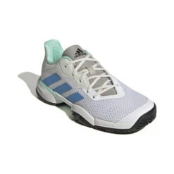 ADIDAS Barricade All Court Shoe Kids - White, Blue -Padel Pro Shop 05566000 000