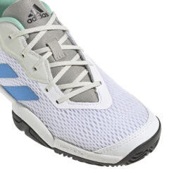 ADIDAS Barricade All Court Shoe Kids - White, Blue -Padel Pro Shop 05566000 10