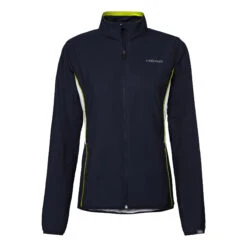 Head Club Training Jacket Women - Dark Blue, Lemon -Padel Pro Shop 06514000 000
