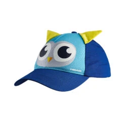 Head Owl Cap Kids - Blue, Yellow
