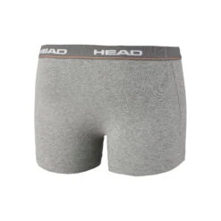 Head Basic Boxer Shorts 2 Pack Men - Grey, White -Padel Pro Shop 07991000 12