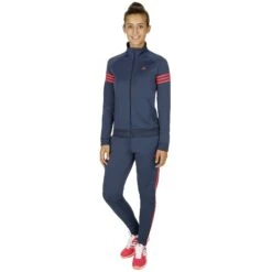 ADIDAS Team Sport Tracksuit Women - Dark Blue, Neon Red -Padel Pro Shop 08630000 0 3