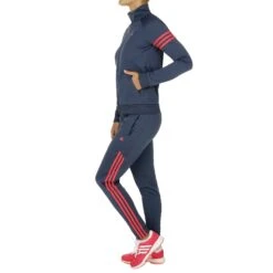 ADIDAS Team Sport Tracksuit Women - Dark Blue, Neon Red -Padel Pro Shop 08630000 0 4
