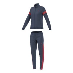 ADIDAS Team Sport Tracksuit Women - Dark Blue, Neon Red -Padel Pro Shop 08630000 12
