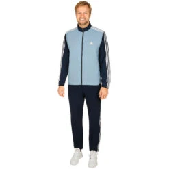 ADIDAS Woven Light Tracksuit Men - Light Blue, Dark Blue 18 ADIDAS Woven Light Tracksuit Men - Light Blue, Dark Blue -Padel Pro Shop 10896000 24