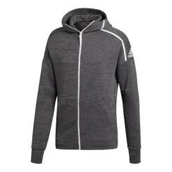 ADIDAS Z.N.E. Hoody Men - Dark Grey, White -Padel Pro Shop 11371000 000
