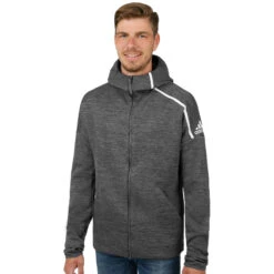 ADIDAS Z.N.E. Hoody Men - Dark Grey, White -Padel Pro Shop 11371000 24