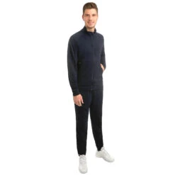 ADIDAS Training Jacket Men - Dark Blue, White -Padel Pro Shop 12340000 24