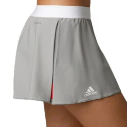 ADIDAS Escouade Skirt Women - Lightgrey, White -Padel Pro Shop 12422000 21