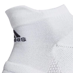 ADIDAS AlphaSkin Lightweight Cushioning Ankle Tennis Socks - White, Black -Padel Pro Shop 12540000 11