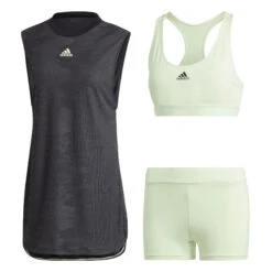 ADIDAS New York Dress Women - Dark Grey, Light Green -Padel Pro Shop 12628000 000