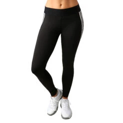 ADIDAS Alphaskin 3-Stripes Tight Women - Black, White