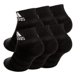 ADIDAS Essentials Sports Socks 6 Pack - Black, White -Padel Pro Shop 13605000 0 2