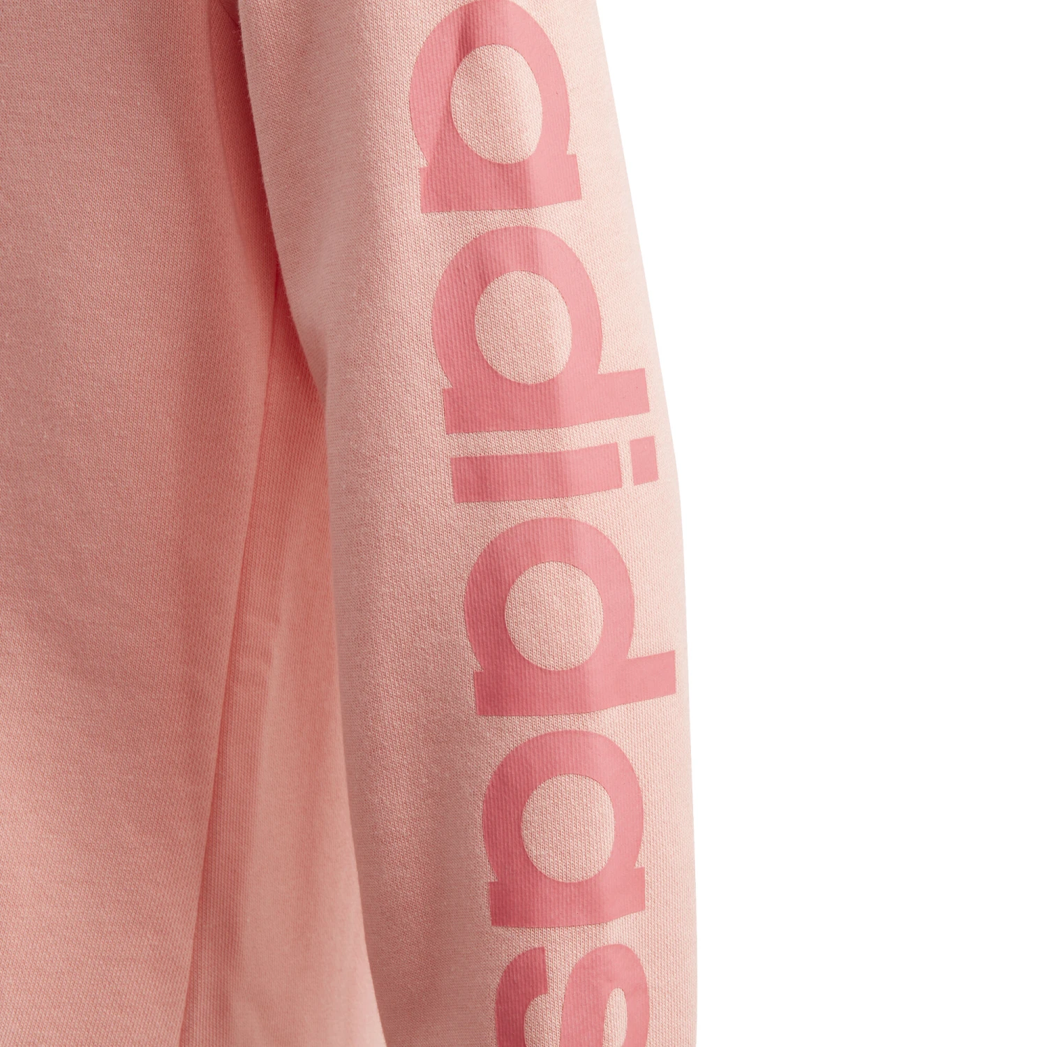 ADIDAS Essentials Linear Zip Hoodie Girls - Pink 6 ADIDAS Essentials Linear Zip Hoodie Girls - Pink - Image 4
