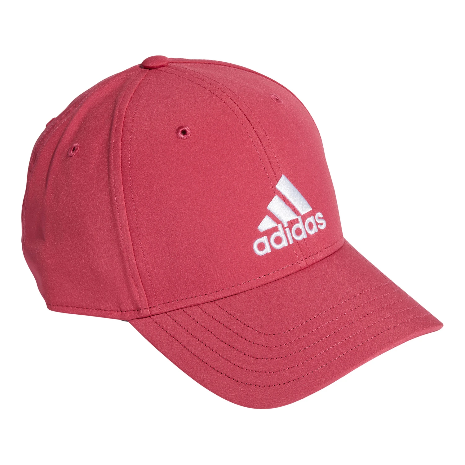 ADIDAS Embossed Baseball Cap - Berry, White 3 ADIDAS Embossed Baseball Cap - Berry, White
