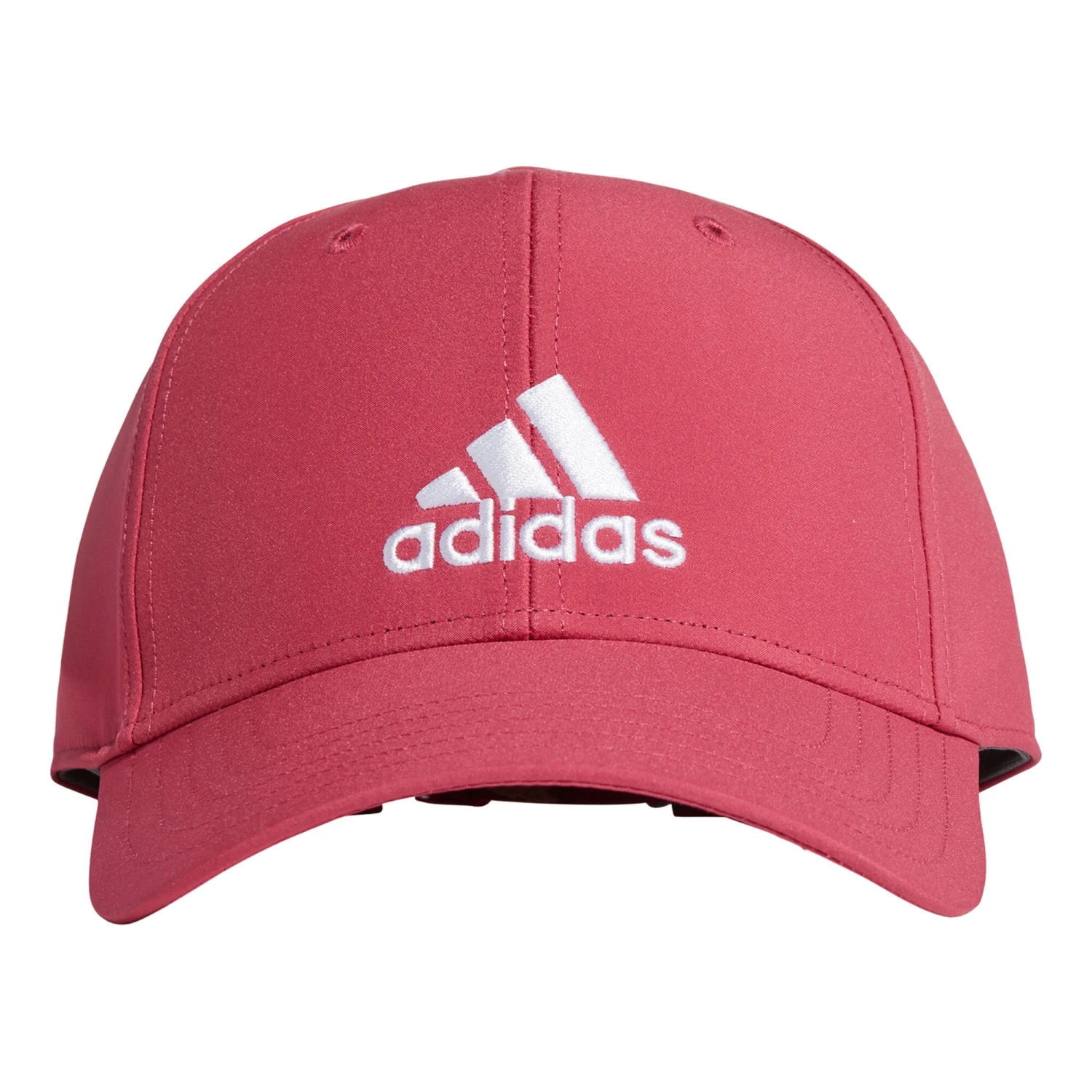 ADIDAS Embossed Baseball Cap - Berry, White 4 ADIDAS Embossed Baseball Cap - Berry, White - Image 2