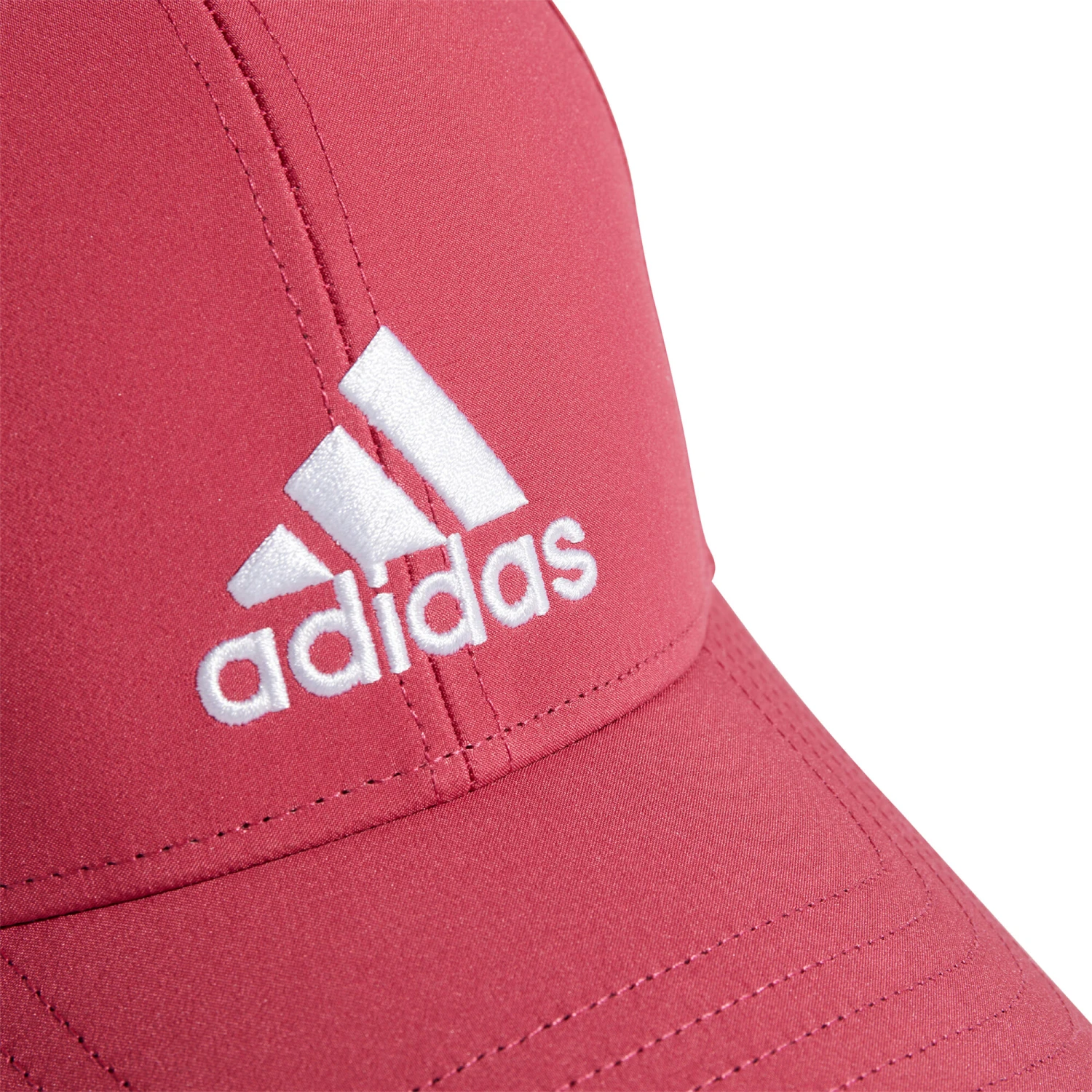 ADIDAS Embossed Baseball Cap - Berry, White 6 ADIDAS Embossed Baseball Cap - Berry, White - Image 4