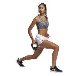 ADIDAS All Over Print Sports Bras Women - Dark Grey, Grey -Padel Pro Shop 14565000 13