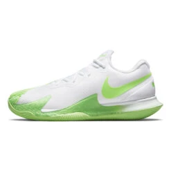 Nike Rafael Nadal Zoom Vapor Cage 4 Clay Court Shoe Men - White, Neon Green -Padel Pro Shop 16361000 0 3