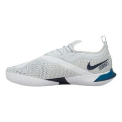 Nike React Vapor NXT Clay Court Shoe Men - White, Blue -Padel Pro Shop 16466000 0 9