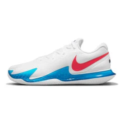 Nike Rafael Nadal Air Zoom Vapor Cage 4 Clay Court Shoe Men - White, Blue -Padel Pro Shop 16478000 0 3