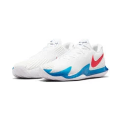 Nike Rafael Nadal Air Zoom Vapor Cage 4 Clay Court Shoe Men - White, Blue -Padel Pro Shop 16478000 0 7