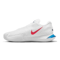 Nike Rafael Nadal Air Zoom Vapor Cage 4 Clay Court Shoe Men - White, Blue -Padel Pro Shop 16478000 0 9