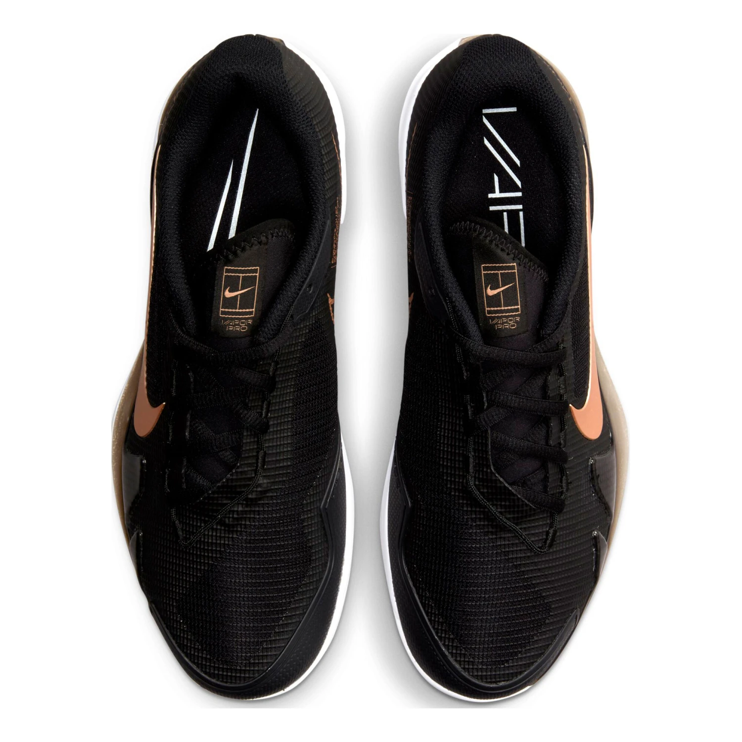 Nike Air Zoom Vapor Pro Clay Court Shoe Women - Black, Gold 6 Nike Air Zoom Vapor Pro Clay Court Shoe Women - Black, Gold - Image 4