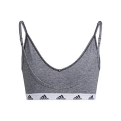 ADIDAS Pureb Bra Sports Bras Women - Dark Grey, White -Padel Pro Shop 16630000 0 2