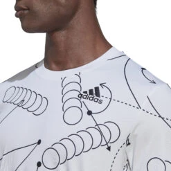 ADIDAS Club Graphic T-Shirt Men - White -Padel Pro Shop 17480000 16