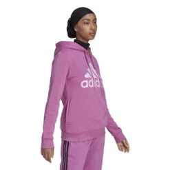 ADIDAS Essentials Logo Fleece Hoody Women - Lilac -Padel Pro Shop 17731000 16