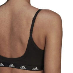 ADIDAS Purebare Light-Support Sports Bras Women - Black, White -Padel Pro Shop 17831000 19