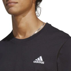 ADIDAS Essentials Single Jersey Embroidered Small Logo T-Shirt Men - Black, Beige -Padel Pro Shop 17887000 16